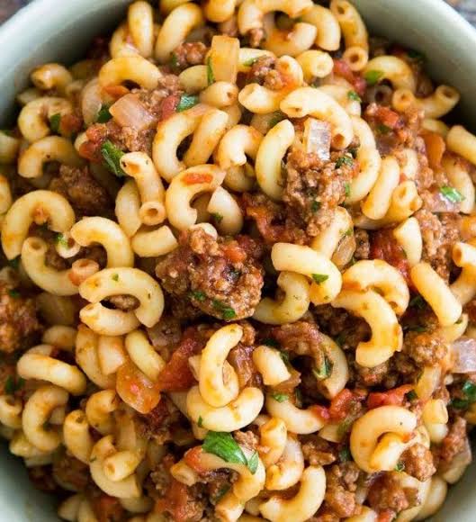 Макароны с фаршем