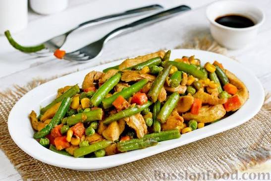 Мясо С овощами